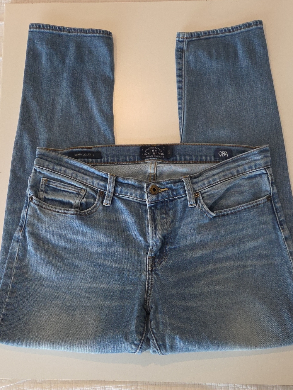 Lucky Brand Light Blue Straight-Leg Women's Denim Jeans 12/31
